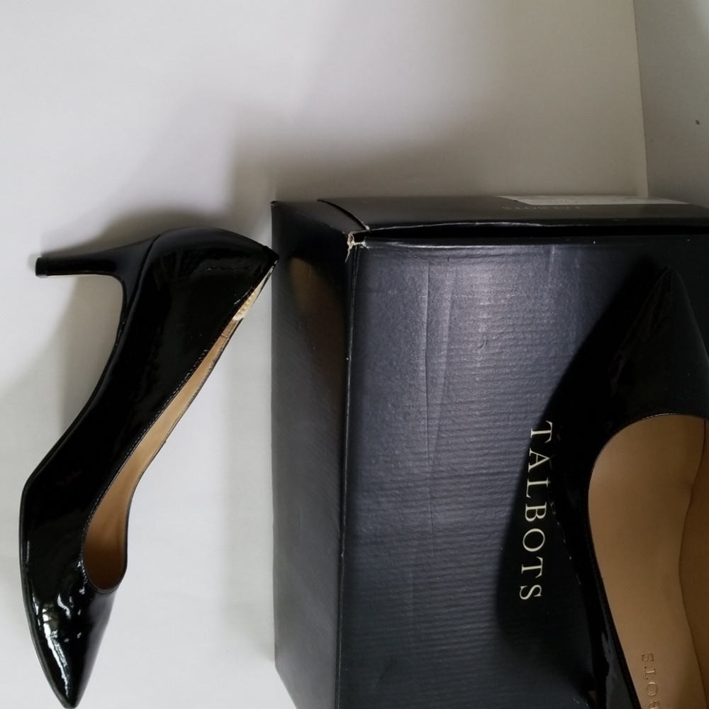 Talbots "Skylar" Heels 8.5M Black Patent LkNu